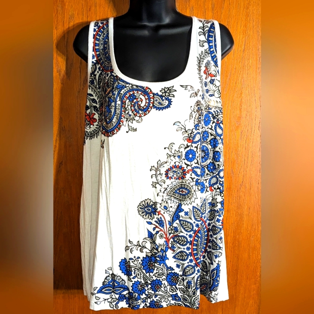 Women's Beautiful Ashley Stewart Tank Top with sequins | Size 18/20